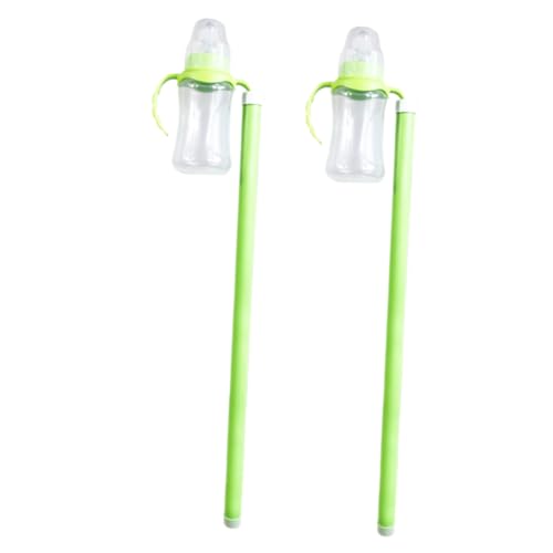 minkissy Futterflasche Für Aquarien 2er-Pack Karpfenfutter Mit Stange Kunststoff 180 Ml Aquarium-zubehör Zufällige Farbe von minkissy