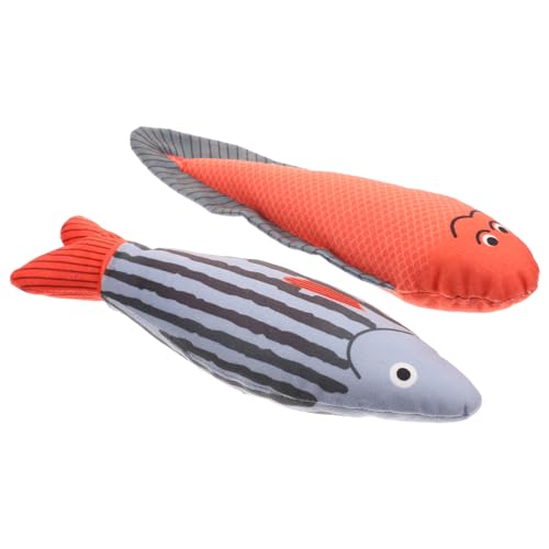 minkissy Katzenspielzeug 2er-Pack Interaktive Katzenspielzeuge in Fischform Die Den Spielinstinkt Ihrer Katze Fördern minkissy Katzenspielzeug 2er-Pack Interaktive Katzenspielzeuge in Fischform Die Den Spielinstinkt Ihrer Katze Fördern von minkissy