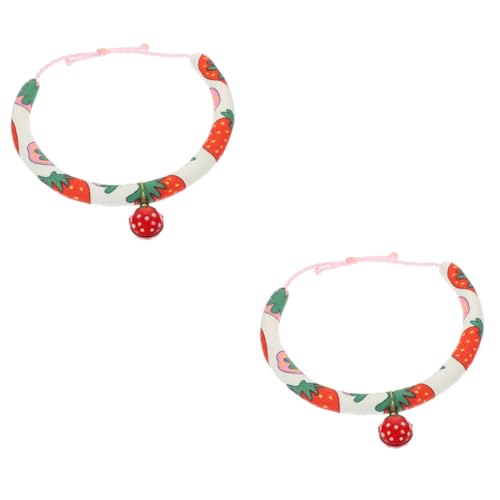 minkissy 2st Kragen Im Japanischen Stil Katzenhalsbänder Für Junge Katzen Haustierhalsband Im Bezaubernden Musterstil Außendekoration Draussen Hundebedarf Kupferglocke Hündchen von minkissy