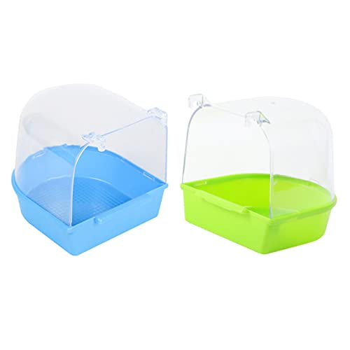 minkissy Papagei Dusche Becken Vogel Badewanne PVC Materialien Sicher Tragbare Vogel Badewanne von minkissy