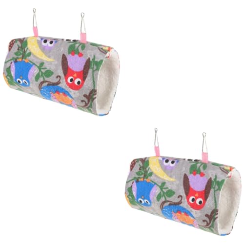 minkissy 2st Papageien-Tunnel-hängematte Spielzeug Haustier Bettnest Plüsch minkissy 2st Papageien-Tunnel-hängematte Spielzeug Haustier Bettnest Plüsch von minkissy