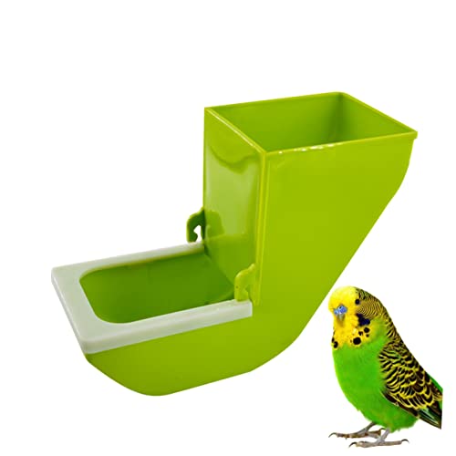 minkissy 2pcs Papagei Fütterung Schüssel Papagei Nahrungssuche Feeder Vogel Käfig Zubehör Einfach Installieren Papageien von minkissy