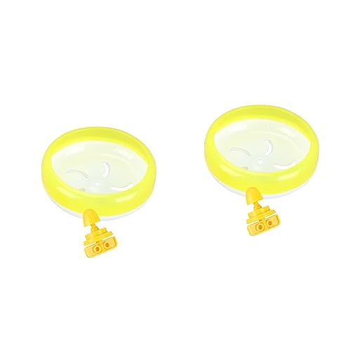 minkissy 2 Stücke Haustier Laufrad 18cm Hamster Übung Rad Stumm Sport Rad Für Hamster Käfig Spielzeug Gelb minkissy 2 Stücke Haustier Laufrad 18cm Hamster Übung Rad Stumm Sport Rad Für Hamster Käfig Spielzeug Gelb von minkissy