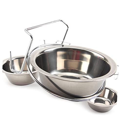 minkissy 2st Papageienschale Katzenkisten-wassernapf Vogelschale Hundehütte Wassernapf Hundezwinger Wasser Wassernapf Für Kaninchen Hasenfutter Haustierzubehör Rostfreier Stahl Hundenapf minkissy 2st Papageienschale Katzenkisten-wassernapf Vogelschale Hundehütte Wassernapf Hundezwinger Wasser Wassernapf Für Kaninchen Hasenfutter Haustierzubehör Rostfreier Stahl Hundenapf von minkissy