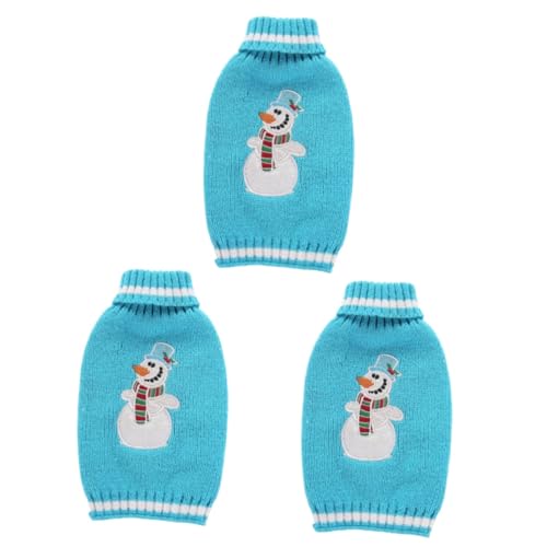 minkissy 3 Pcs Katze Warme Kleidung Niedlich Hund Pullover Hund Warme Strickwaren Chrismas Pullover Kleine Hund Pullover Katze Winter Sweatshirt Welpen Kostüme Hund Strickpullover Weihnachten Kleidung minkissy 3 Pcs Katze Warme Kleidung Niedlich Hund Pullover Hund Warme Strickwaren Chrismas Pullover Kleine Hund Pullover Katze Winter Sweatshirt Welpen Kostüme Hund Strickpullover Weihnachten Kleidung von minkissy