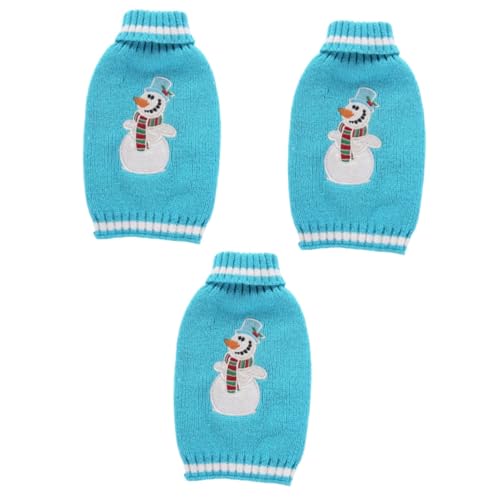 minkissy 3 STK Weihnachtshundebekleidung Pullover Weihnachtskleidung Für Haustiere Weihnachtshundeoutfit Welpenkostüme Hund Rentier Kostü Hundewarme Strickwaren Winter Sweatshirt minkissy 3 STK Weihnachtshundebekleidung Pullover Weihnachtskleidung Für Haustiere Weihnachtshundeoutfit Welpenkostüme Hund Rentier Kostü Hundewarme Strickwaren Winter Sweatshirt von minkissy