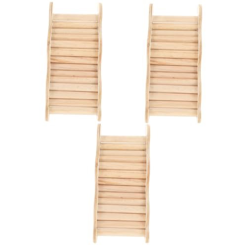 minkissy 3 STK Hamsterleiter Kletterleiter für Kleintiere Haustierspielzeug Ratte Hamster Spielzeug Spielzeuge Igelleiter Hamsterkäfigleiter Glas Container die Leiter hinaufsteigen hölzern minkissy 3 STK Hamsterleiter Kletterleiter für Kleintiere Haustierspielzeug Ratte Hamster Spielzeug Spielzeuge Igelleiter Hamsterkäfigleiter Glas Container die Leiter hinaufsteigen hölzern von minkissy
