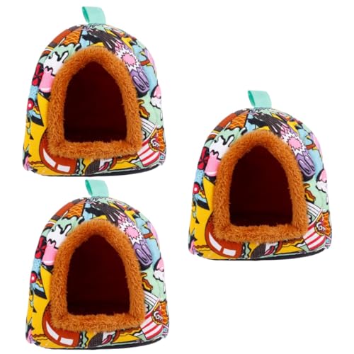 minkissy 3 STK Haustiernest Meerschweinchen Bett Hängematte Zum Aufhängen Von Vögeln Höhlenbett Für Haustiere Versteckkäfig Für Igel Kätzchenhöhle Katzenbett Vogelhöhle Hündchen Kissen minkissy 3 STK Haustiernest Meerschweinchen Bett Hängematte Zum Aufhängen Von Vögeln Höhlenbett Für Haustiere Versteckkäfig Für Igel Kätzchenhöhle Katzenbett Vogelhöhle Hündchen Kissen von minkissy