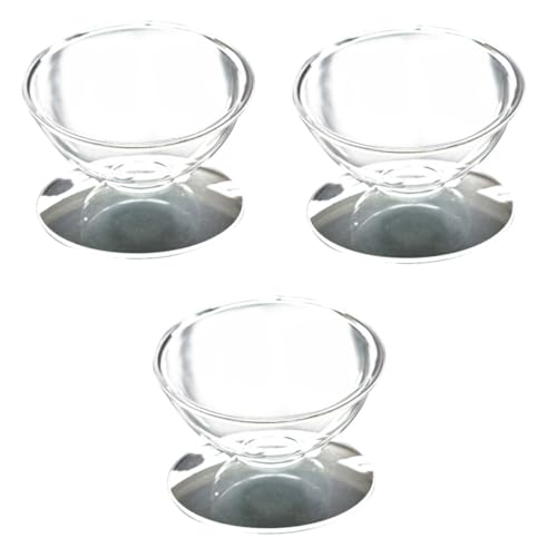 minkissy 3 STK Hochtransparente Universalschüssel Erhöhte Futternäpfe Futterspender Für Haustiere Getränkebehälter Hohe Transparenz Futternapf Für Katzen Weiß Acryl minkissy 3 STK Hochtransparente Universalschüssel Erhöhte Futternäpfe Futterspender Für Haustiere Getränkebehälter Hohe Transparenz Futternapf Für Katzen Weiß Acryl von minkissy