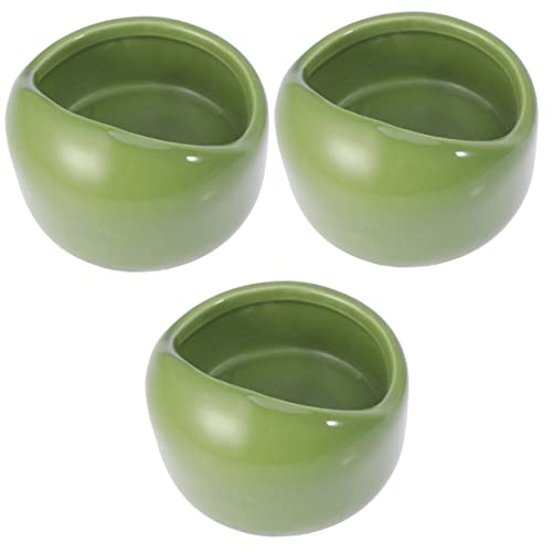 minkissy 3 STK Essensteller Futternapf für Meerschweinchen Vogelzubehör Igel Essen Geschirr Sandbad Zubehör für kleine Nagetiere kleine Keramikschale Haustiernapf Hamster Futterkiste minkissy 3 STK Essensteller Futternapf für Meerschweinchen Vogelzubehör Igel Essen Geschirr Sandbad Zubehör für kleine Nagetiere kleine Keramikschale Haustiernapf Hamster Futterkiste von minkissy