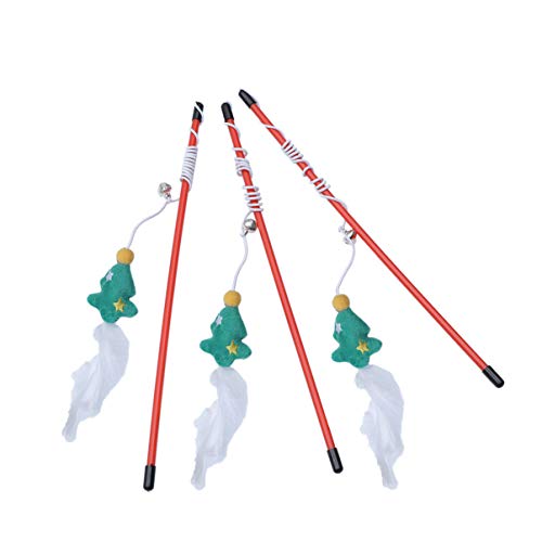 minkissy 3 STK Weihnachtskatzen-Tease-Stick Ausgestopfte Hundespielzeuge Spielzeug Zum Necken Von Katzen Urlaubskätzchen Spielzeug Haustier Hündchen Ältere Katzen-Teaser minkissy 3 STK Weihnachtskatzen-Tease-Stick Ausgestopfte Hundespielzeuge Spielzeug Zum Necken Von Katzen Urlaubskätzchen Spielzeug Haustier Hündchen Ältere Katzen-Teaser von minkissy