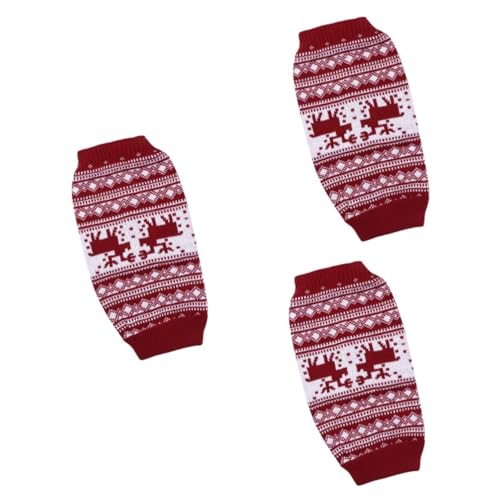minkissy 3 STK Welpenkleidung Hundepullover für kleine Hunde Hals Pullover Weihnachtspullover Kleider Haustier Hund Weihnachten Strickpullover gestrickter Pullover für Haustiere Chef minkissy 3 STK Welpenkleidung Hundepullover für kleine Hunde Hals Pullover Weihnachtspullover Kleider Haustier Hund Weihnachten Strickpullover gestrickter Pullover für Haustiere Chef von minkissy