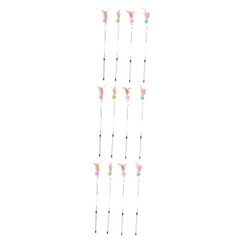 minkissy 3 Sets 4 Pcs Katze Spielzeug Quaste Katze Teaser Spielzeug Katze Teaser Stick Plüsch minkissy 3 Sets 4 Pcs Katze Spielzeug Quaste Katze Teaser Spielzeug Katze Teaser Stick Plüsch von minkissy