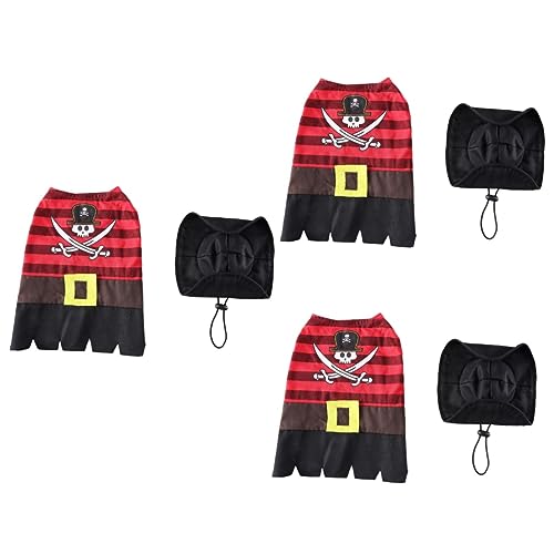 minkissy 3sätze Halloween Kostüm Für Haustiere Kreative Hundekleidung Für Partys Verstellbar Und Atmungsaktiv Für Feste Und Feiern Einzigartig Und Lustig von minkissy