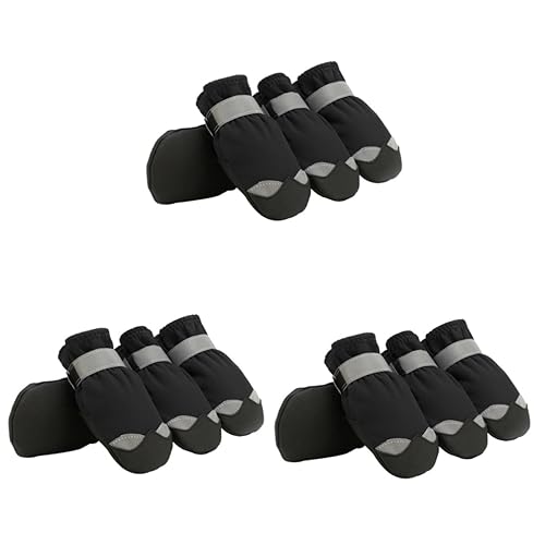 minkissy 3 Sätze Haustier wasserdichte Schuhe Strumpffüller für Welpen Hundeschuhe Schneestiefel sockenschuhe Rutschfester Pfotenschutz wasserdichte hundestiefel Hündchen Stiefel Schuhe minkissy 3 Sätze Haustier wasserdichte Schuhe Strumpffüller für Welpen Hundeschuhe Schneestiefel sockenschuhe Rutschfester Pfotenschutz wasserdichte hundestiefel Hündchen Stiefel Schuhe von minkissy