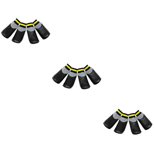 minkissy 3 Sets Hundeschuhe Regenstiefeletten Socken - Gummischuhe Für Welpen Schwarz Größe 5 minkissy 3 Sets Hundeschuhe Regenstiefeletten Socken - Gummischuhe Für Welpen Schwarz Größe 5 von minkissy
