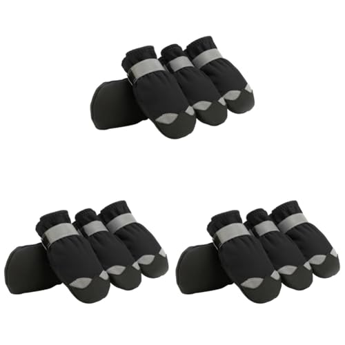 minkissy 3 Sets Haustier wasserdichte Schuhe Hund Laufschuhe Haustier Anti-Rutsch-Socken Hund Schuhe Haustier Anti-Rutsch-Sohle Pfotenschutz Verstellbare Hund Booties Welpen Regen Stiefel Welpen minkissy 3 Sets Haustier wasserdichte Schuhe Hund Laufschuhe Haustier Anti-Rutsch-Socken Hund Schuhe Haustier Anti-Rutsch-Sohle Pfotenschutz Verstellbare Hund Booties Welpen Regen Stiefel Welpen von minkissy