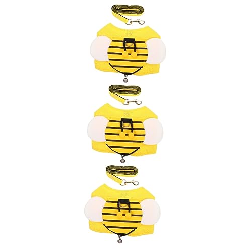 minkissy 3 Sets Katzen-Leine, Sommerdekoration, Hundeweste, Gürtel, Step-in-Weste, Geschirr, Katzengeschirr, Welpen-Zubehör, Katzenjacke, Geschirr, niedliche Katzen-Weste, Geschirr, Hundeleine, Stoff minkissy 3 Sets Katzen-Leine, Sommerdekoration, Hundeweste, Gürtel, Step-in-Weste, Geschirr, Katzengeschirr, Welpen-Zubehör, Katzenjacke, Geschirr, niedliche Katzen-Weste, Geschirr, Hundeleine, Stoff von minkissy