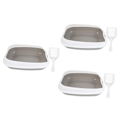 minkissy 3 Sets Katzentoilette Reise Katzentoilette Katzentoilette Kätzchen halb geschlossene Erhöhung Bettpfanne Katzentoiletten für Katzen Katzentoilette Kunststoffbehälter Katzentoilette Becken minkissy 3 Sets Katzentoilette Reise Katzentoilette Katzentoilette Kätzchen halb geschlossene Erhöhung Bettpfanne Katzentoiletten für Katzen Katzentoilette Kunststoffbehälter Katzentoilette Becken von minkissy