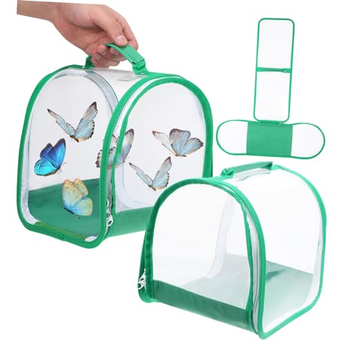 minkissy 3 Stück DIY Kits Schmetterling Habitat Schmetterling Gehege für Innenräume Schmetterling Kit Mesh Raupen Habitat Käfig Schmetterling Käfig Schmetterling Netz Käfig 600D Polyester von minkissy