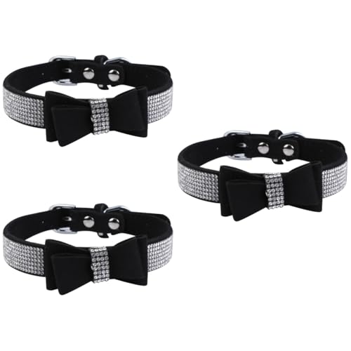 minkissy 3 Stück Hot Diamond Hundehalsband Hundehalsband für Bling Haustier Glockenhalsband Strass Schmuck Kostü Schmuck Schnalle Hundehalsband Glitzer Haustier Hundehalsband Tiny Puppy Kragen minkissy 3 Stück Hot Diamond Hundehalsband Hundehalsband für Bling Haustier Glockenhalsband Strass Schmuck Kostü Schmuck Schnalle Hundehalsband Glitzer Haustier Hundehalsband Tiny Puppy Kragen von minkissy