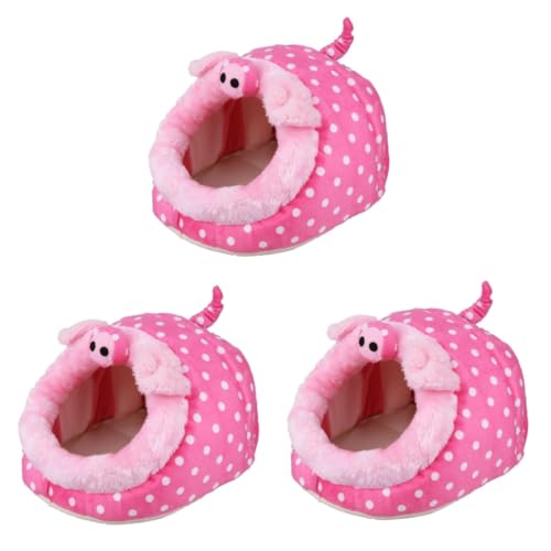 minkissy 3 Stück Kleintierbett Für Hamster Igel Meerschweinchen Winterbett Rattenkäfig Versteck Chinchilla Für Käfig Rattenverstecke Hasenspielzeug Tierkäfig Tierspielzeug minkissy 3 Stück Kleintierbett Für Hamster Igel Meerschweinchen Winterbett Rattenkäfig Versteck Chinchilla Für Käfig Rattenverstecke Hasenspielzeug Tierkäfig Tierspielzeug von minkissy