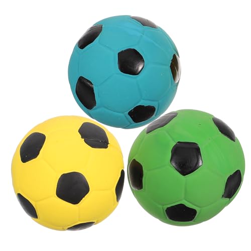 minkissy 3 Stück Teiliges Sound Fußball aus Hochwertigem Latex Langlebig und Sicher Interaktives Bouncy Ballspiel für Haustiere Lustiger Fußballform Ball in Gelb Blau und Grün minkissy 3 Stück Teiliges Sound Fußball aus Hochwertigem Latex Langlebig und Sicher Interaktives Bouncy Ballspiel für Haustiere Lustiger Fußballform Ball in Gelb Blau und Grün von minkissy