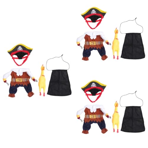 minkissy 3-teiliges Set Bequemes Kleid Haustier Tuch Katzen-Outfit Haustier Hund Anzug Kätzchen-Halloween-kostü Outfits Weihnachtlicher Hundepyjama Piratenkleid Nachthemd Pullover Hündchen minkissy 3-teiliges Set Bequemes Kleid Haustier Tuch Katzen-Outfit Haustier Hund Anzug Kätzchen-Halloween-kostü Outfits Weihnachtlicher Hundepyjama Piratenkleid Nachthemd Pullover Hündchen von minkissy