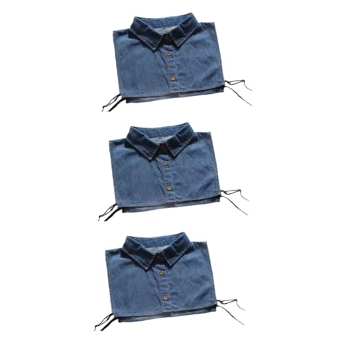 minkissy 3 stücke Tasc Shirts Männer Halbe Bluse Gefälschte Kragen Hemd Männer Gefälschte Kragen Damen Denim Hemd Dame Gefälschte Kragen Baumwolle Gefälschte Kragen Unter Hemden für Männer Pi T-Shirt minkissy 3 stücke Tasc Shirts Männer Halbe Bluse Gefälschte Kragen Hemd Männer Gefälschte Kragen Damen Denim Hemd Dame Gefälschte Kragen Baumwolle Gefälschte Kragen Unter Hemden für Männer Pi T-Shirt von minkissy