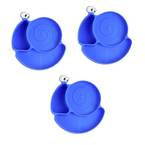 minkissy 3 x Futternapf, Futternapf, Plätzchenteller, Speiseteller, Speiseteller, Silikon-Utensilienablage, Baby-Bestecktablett, Kind-Cartoon-Silica-Gel minkissy 3 x Futternapf, Futternapf, Plätzchenteller, Speiseteller, Speiseteller, Silikon-Utensilienablage, Baby-Bestecktablett, Kind-Cartoon-Silica-Gel von minkissy