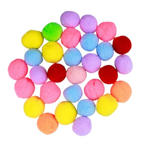 minkissy 30 STK Hüpfballspielzeug für Katzen Spielzeug für Haustiere weiche Katzenbälle interaktiv Spielzeuge Pompons basteln Pastell pom poms die Katze Bommel Spielzeugball Hüpfender Ball minkissy 30 STK Hüpfballspielzeug für Katzen Spielzeug für Haustiere weiche Katzenbälle interaktiv Spielzeuge Pompons basteln Pastell pom poms die Katze Bommel Spielzeugball Hüpfender Ball von minkissy