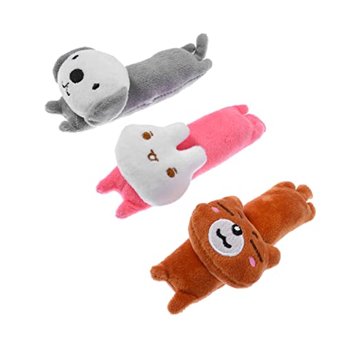 minkissy 3Pcs cat toy Cat Teething Toy teething toys indoor toy toys for puppies funny puppy toy puppy teether sticks catnip toy plush catnip playthings pet supplies optional von minkissy