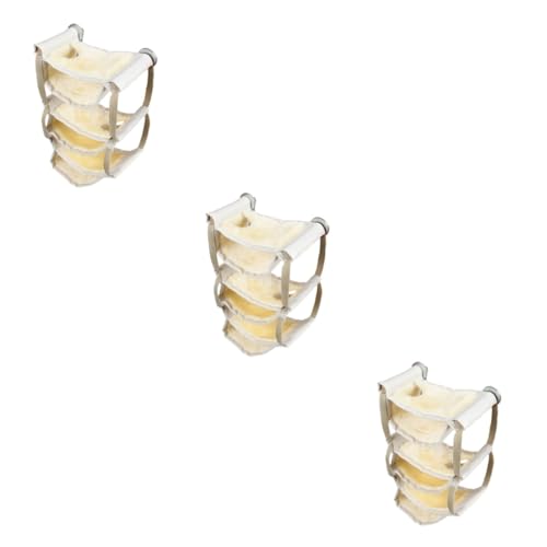 minkissy 3St -Hängematte Haustierhängematte Hamsterkäfig Kleintierhängematte schlafmatte Spielzeughängematte für Kuscheltiere Mehrschichtige Haustierhängematte Katze das Bett minkissy 3St -Hängematte Haustierhängematte Hamsterkäfig Kleintierhängematte schlafmatte Spielzeughängematte für Kuscheltiere Mehrschichtige Haustierhängematte Katze das Bett von minkissy