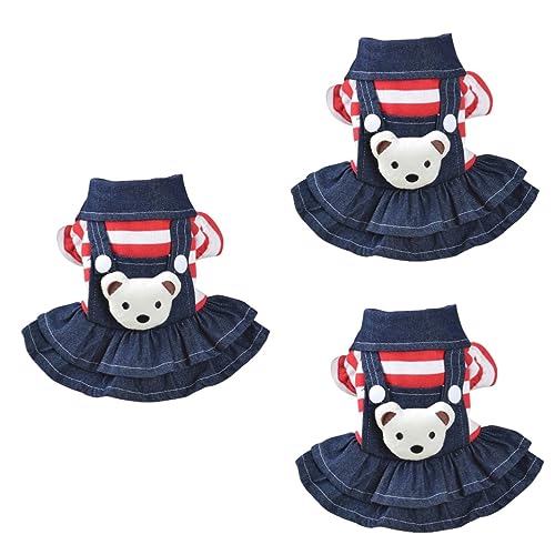 minkissy 3St Hundekleidung Jeanskleid Winterkleidung Hemdjacke aus Flanell hundemantel Dog Raincoat Mädchenkleidung Hoodie- Chihuahua Pyjama Shirt Jeansrock minkissy 3St Hundekleidung Jeanskleid Winterkleidung Hemdjacke aus Flanell hundemantel Dog Raincoat Mädchenkleidung Hoodie- Chihuahua Pyjama Shirt Jeansrock von minkissy