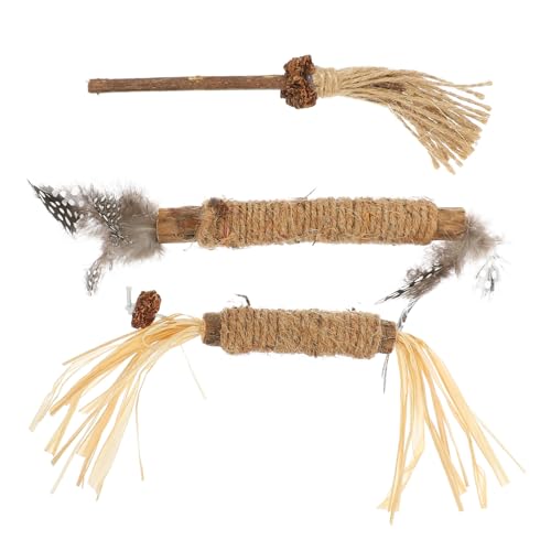 minkissy 3St Kauspielzeug für Katzen Kätzchen Versorgung Kätzchen Spielen Spielzeug verschleißfeste Katzenangel Spielzeuge Katzenspielzeug Katzenversorgung Haustier Katzen-Teaser hölzern minkissy 3St Kauspielzeug für Katzen Kätzchen Versorgung Kätzchen Spielen Spielzeug verschleißfeste Katzenangel Spielzeuge Katzenspielzeug Katzenversorgung Haustier Katzen-Teaser hölzern von minkissy