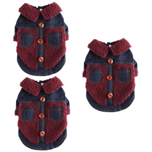 minkissy 3 Stücke Haustier Kleidung Komfortable Hund Kleidung Wärme Welpen Mantel Stilvolle Hund Jacke Für Outdoor minkissy 3 Stücke Haustier Kleidung Komfortable Hund Kleidung Wärme Welpen Mantel Stilvolle Hund Jacke Für Outdoor von minkissy