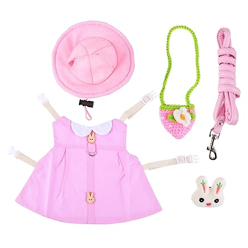 minkissy 3stücke Pet Bunny Kostümset Mit Leine Und Tragetasche Atmungsaktives Langlebiges Outfit Für Haustiere Für Und Feste Inklusive Hut Weste Und Brosche Für Süße Looks minkissy 3stücke Pet Bunny Kostümset Mit Leine Und Tragetasche Atmungsaktives Langlebiges Outfit Für Haustiere Für Und Feste Inklusive Hut Weste Und Brosche Für Süße Looks von minkissy