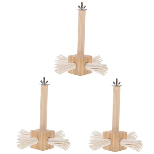 minkissy 3St Papagei Spielzeug Vogelkäfig Spielzeuge Vogelstange aus Holz Vogel sitzt Holz Papageienstange für Käfig beissen läute die Glocke Stock Barsch rotieren Puzzle-Vogel hölzern minkissy 3St Papagei Spielzeug Vogelkäfig Spielzeuge Vogelstange aus Holz Vogel sitzt Holz Papageienstange für Käfig beissen läute die Glocke Stock Barsch rotieren Puzzle-Vogel hölzern von minkissy