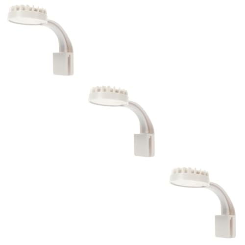 minkissy 3St Taschenlampe einstellbare Aquarienbeleuchtung Clip-Aquarienlampe Aquarium Clip-Aquarienleuchte Praktische Aquarienlampe Mini Clip-Licht Lampenperlen Zubehör Lampenclip Plastik von minkissy