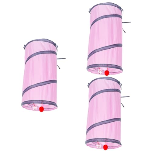 minkissy 3 Stücke Katze Zelt Spielen Tunnel Katze Tunnel Katze Bett Tunnel Katze Spielzeug Für Indoor Katzen Pet Rohr minkissy 3 Stücke Katze Zelt Spielen Tunnel Katze Tunnel Katze Bett Tunnel Katze Spielzeug Für Indoor Katzen Pet Rohr von minkissy