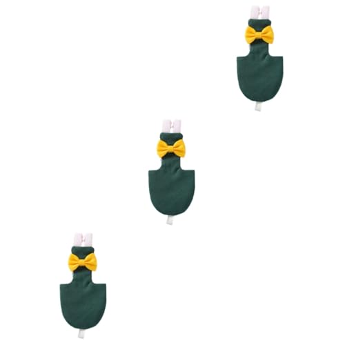 minkissy 3St Kleidung für Vögel Spielzeug für Vogelkäfige Futter für Vogelkäfige Vogelwindel Spielzeuge Kleider Papageienwindel Haustier-Vogel-Kleidung Flug Kleiner Papagei Beschichtung von minkissy