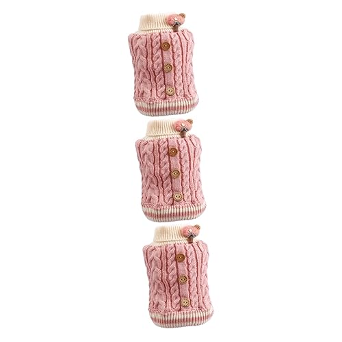 minkissy 3St Welpenweste aus Baumwolle Winterjacke Winterkleidung Kleiner Hundepullover entzückende Haustierkleidung schöner Welpenpullover Herbst und Winter Hundekleidung schmücken Stoff minkissy 3St Welpenweste aus Baumwolle Winterjacke Winterkleidung Kleiner Hundepullover entzückende Haustierkleidung schöner Welpenpullover Herbst und Winter Hundekleidung schmücken Stoff von minkissy