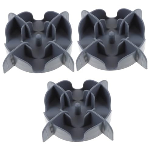 minkissy 3 Stück Slow Feeder Hundenapf Grau Weicher Slow Feeder Einsatz Haustier Slow Feeder Bowl Für Welpen Und Hunde von minkissy