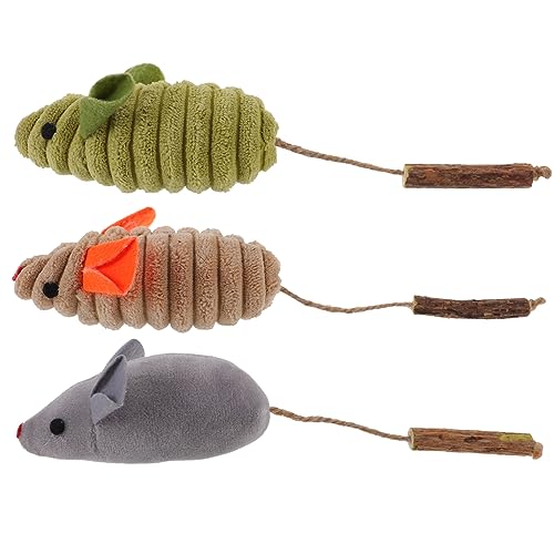 minkissy 3pcs Katzenminze Spielzeug Kätzchen Mäuse Gefüllt Katzenminze Plüsch Katzenminze Katzenspielzeug Kätzchen Kauspielzeug Quietschendes Katzenspielzeug Mäuse Katzenspielzeug minkissy 3pcs Katzenminze Spielzeug Kätzchen Mäuse Gefüllt Katzenminze Plüsch Katzenminze Katzenspielzeug Kätzchen Kauspielzeug Quietschendes Katzenspielzeug Mäuse Katzenspielzeug von minkissy