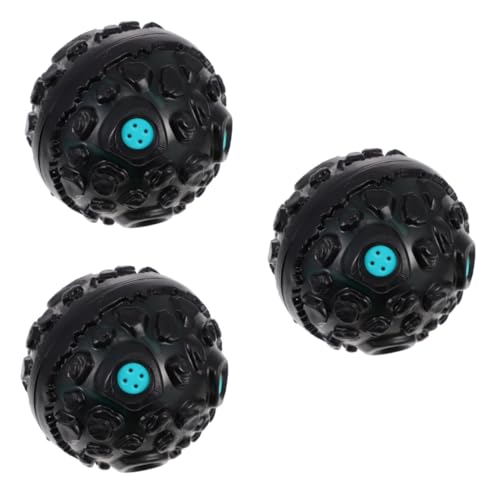 minkissy 3pcs Meteorit Sound Ball Puppy Chewing Stick Dog Squeaky Toy Dog Toys for Small Dogs Pet Bounce Plushes Interactive Dog Toy Plush Toy Pet Squeaky Plaything The Dog Cat Playing von minkissy