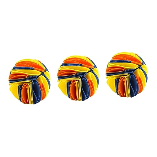 minkissy 3pcs dog sniffing ball teething toys for puppies interactive dog toys for boredom Pet Sniffing treat for dogs dog balls for large dogs snuffle lip gloss missing food Felt cloth minkissy 3pcs dog sniffing ball teething toys for puppies interactive dog toys for boredom Pet Sniffing treat for dogs dog balls for large dogs snuffle lip gloss missing food Felt cloth von minkissy