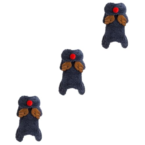 minkissy 3pcs pet christmas costumes dog christmas clolthes dog christmas pajamas medium dog costume holiday pet clothes puppy reindeer costume puppy clothes party dog cloth coat the dog von minkissy