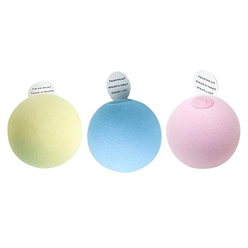 minkissy 3st Die Schwerkraft Ruft Den Ball Bewegungsspielzeug Für Katzen Simulation Soundball Interaktiv Neckendes Katzenspielzeug Haustierzubehör Kauspielzeug Gravitation Katzen-Teaser Eva von minkissy
