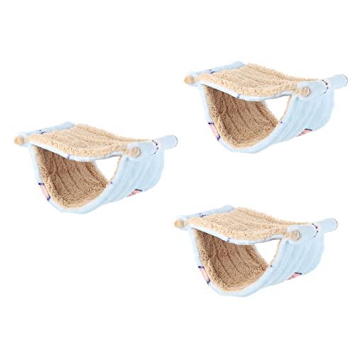 minkissy 3st Doppellagiges Hängematten-schlafnest Haustier Tipi Hamster-hängematte Zubehör Für Nymphensittichkäfige Zubehör Für Wellensittichkäfige Ratte Flanell Goldener Bär Aufstehen minkissy 3st Doppellagiges Hängematten-schlafnest Haustier Tipi Hamster-hängematte Zubehör Für Nymphensittichkäfige Zubehör Für Wellensittichkäfige Ratte Flanell Goldener Bär Aufstehen von minkissy