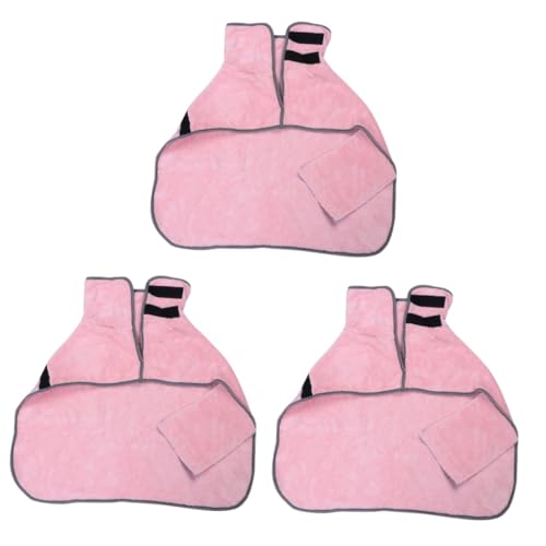 minkissy 3St Haustier Hund Bademantel Kleidung für Katzen, kleine Hundekleidung Welpenrobe Handtücher Handtuch schnell trocknender Bademantel für Haustiere Haustier Bademantel groß Badetuch minkissy 3St Haustier Hund Bademantel Kleidung für Katzen, kleine Hundekleidung Welpenrobe Handtücher Handtuch schnell trocknender Bademantel für Haustiere Haustier Bademantel groß Badetuch von minkissy